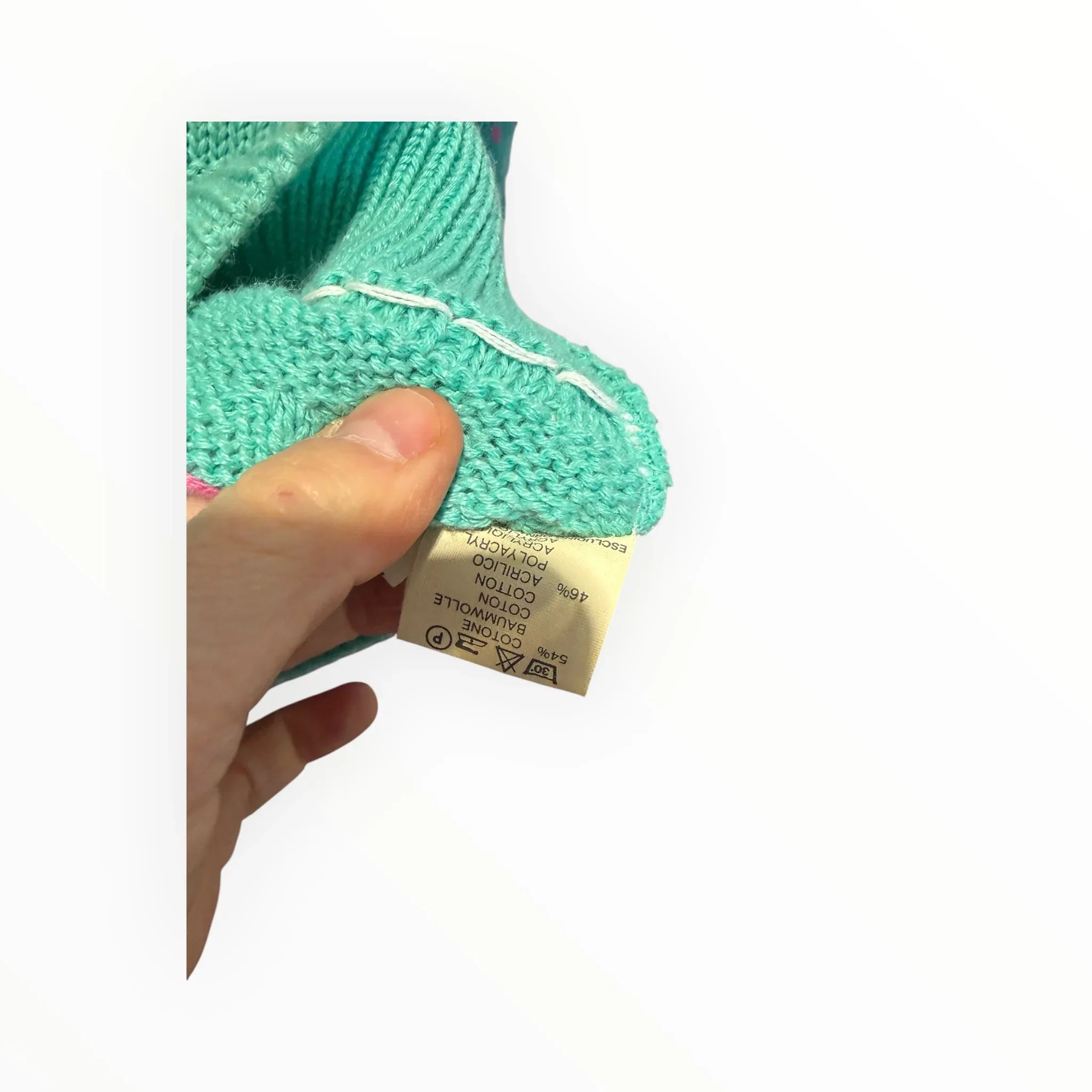 Portobello's vintage mint green sweater