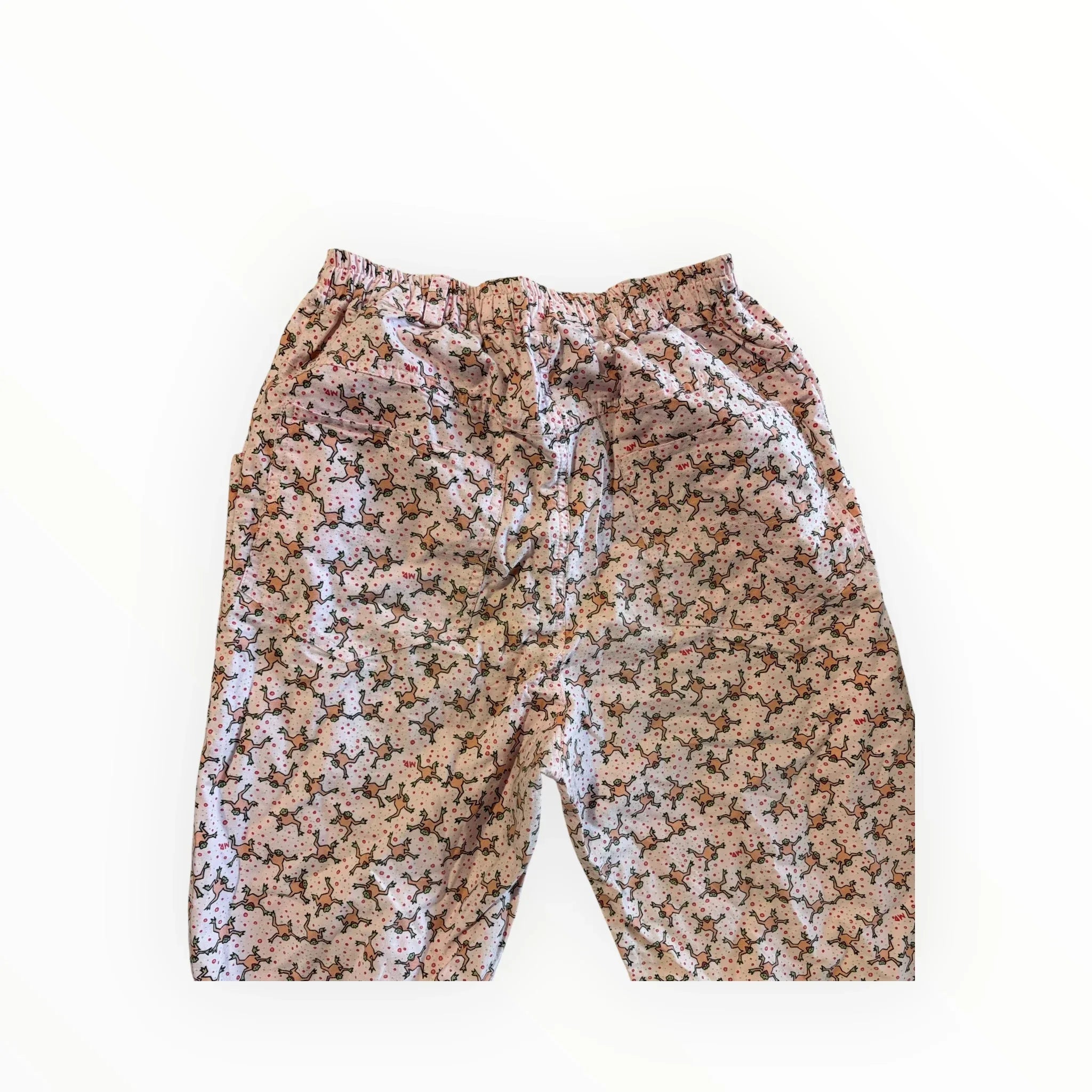 Pantalon vintage Naj Oleari imprimé taille 14 ans