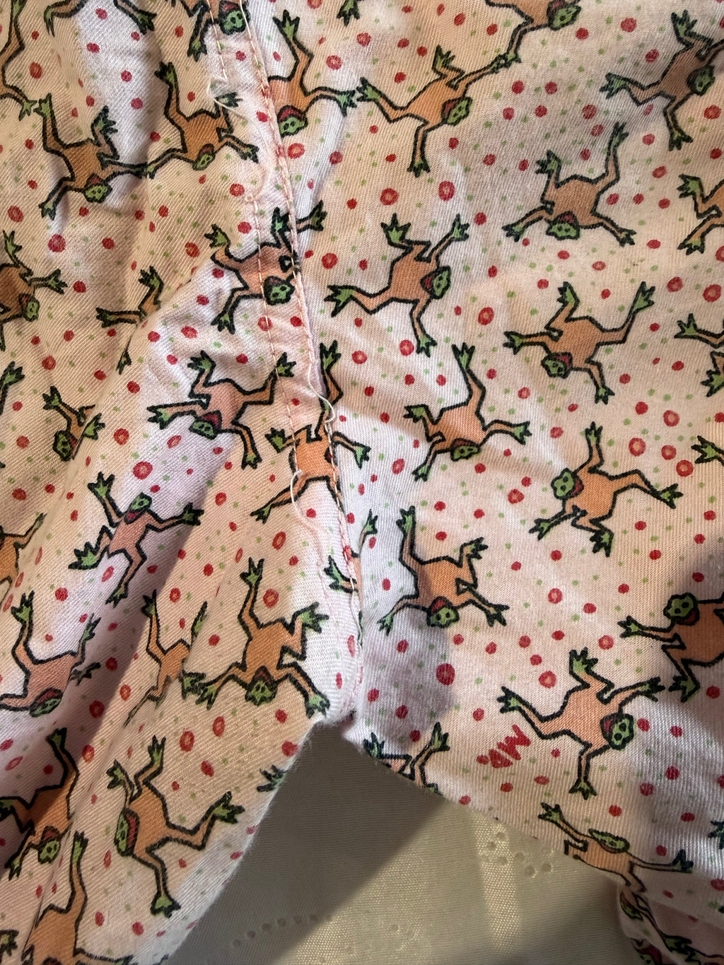 Pantalon vintage Naj Oleari imprimé taille 14 ans