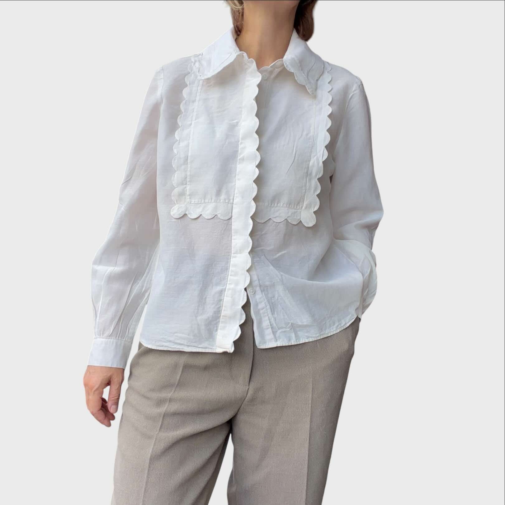 Claudie Pierlot – Camicia in Cotone e Seta | Taglia 38