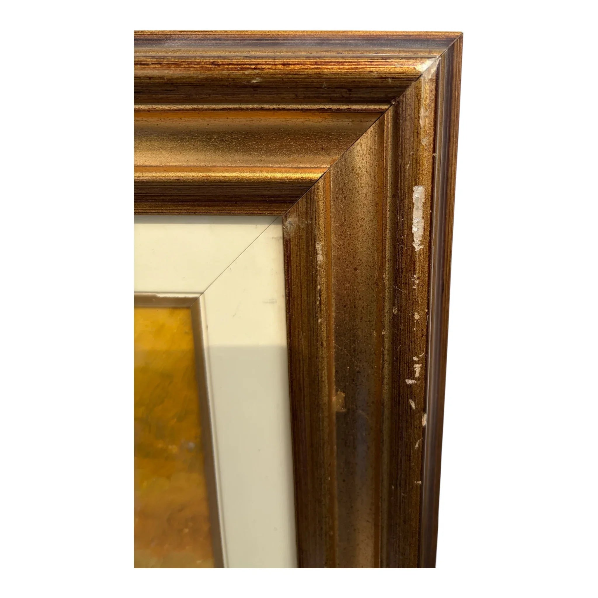 Quadro Vintage Dipinto ad Olio con Cornice in Legno – Occasione Unica a 5€