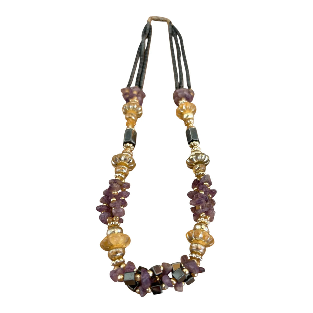 Collana vintage in pietra dura al prezzo di 5 euro