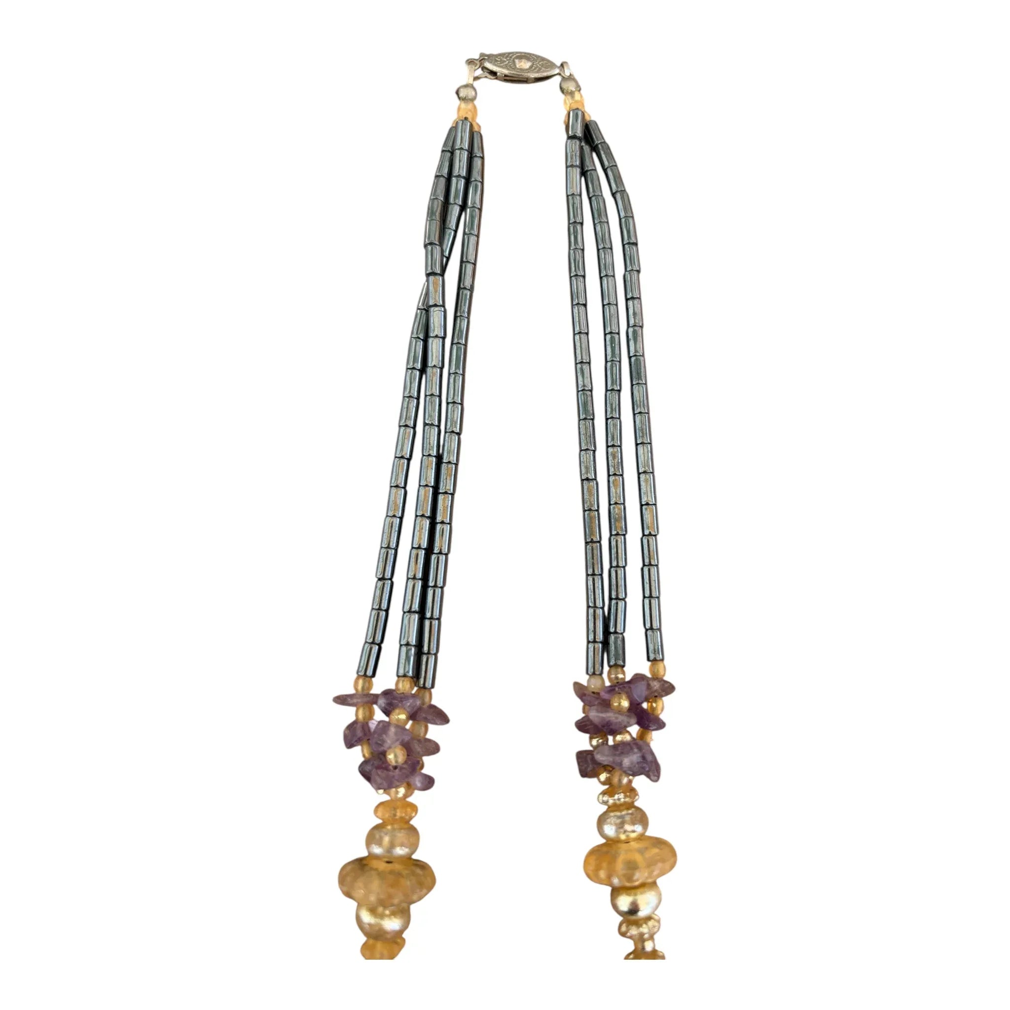 Collana vintage in pietra dura al prezzo di 5 euro