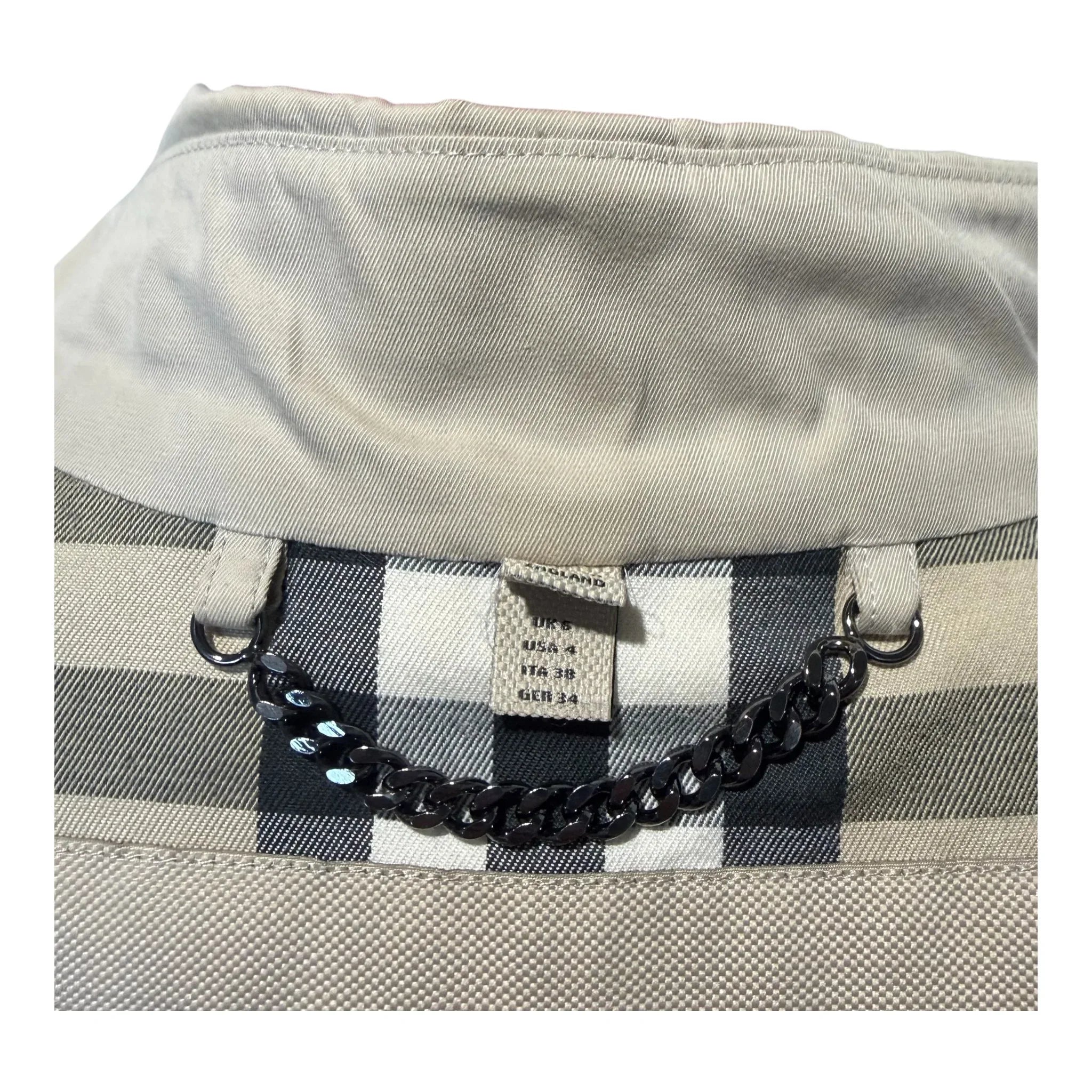 Burberry imperdibile trench donna taglia 38 beige