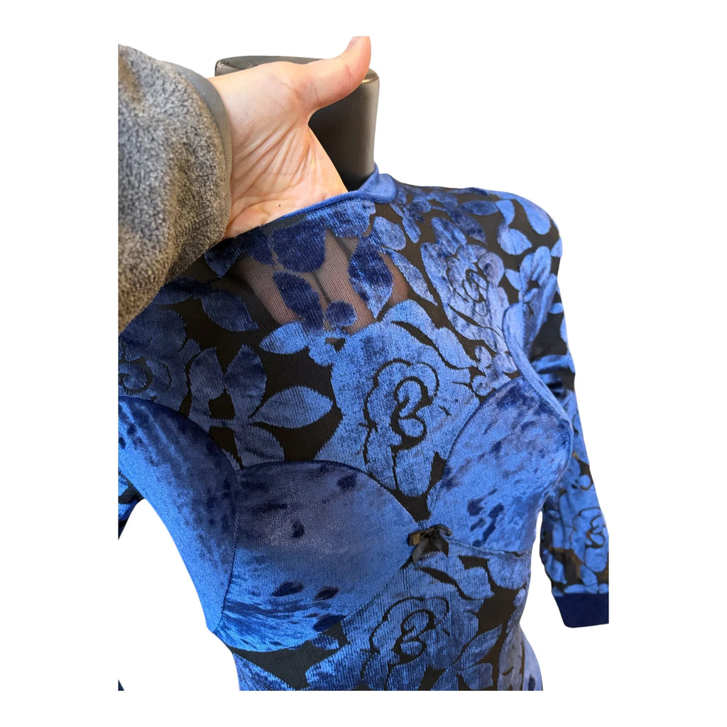 Body vintage manufat colore bluette