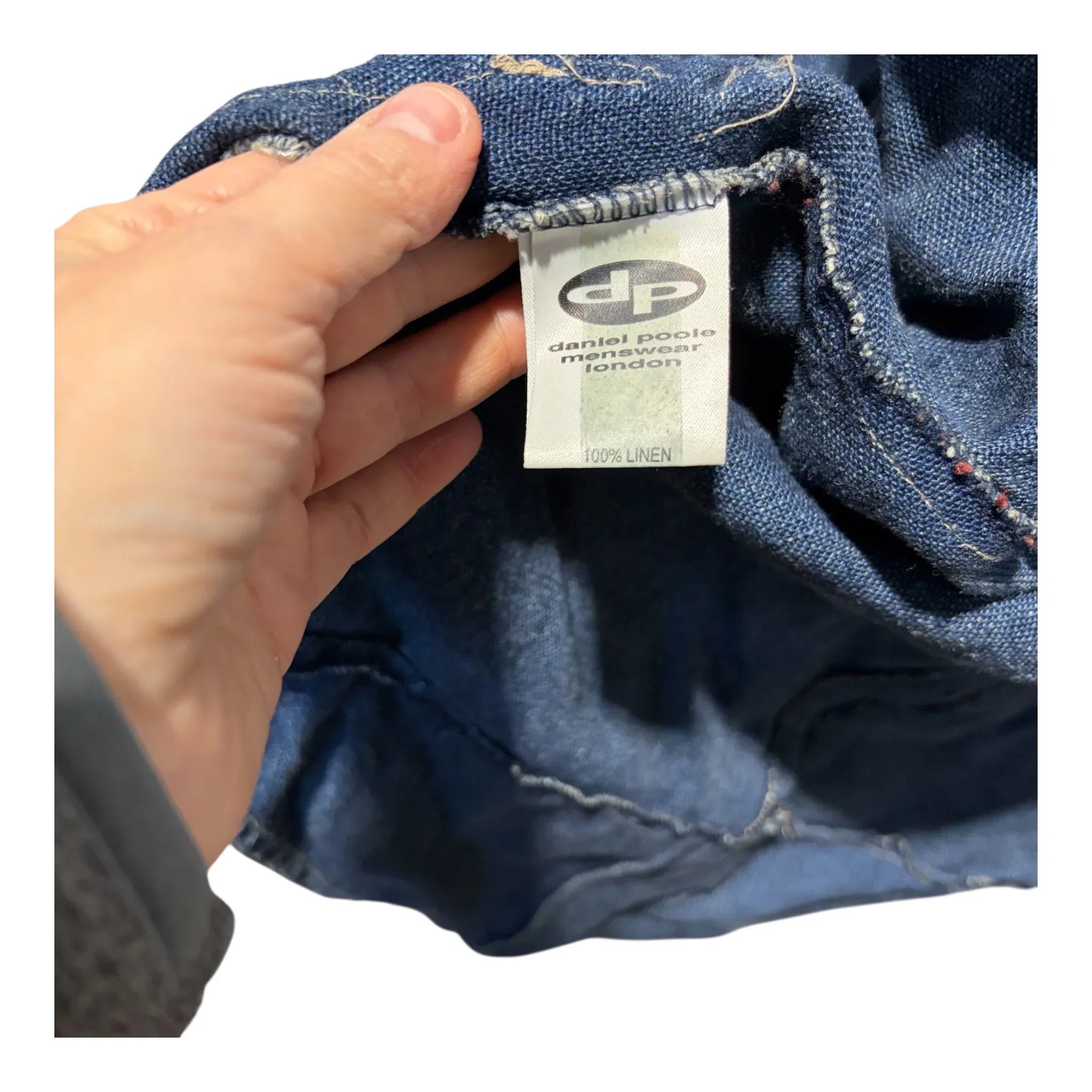 DP Daniel Poole giacca vintage rara  da uomo anni 80 in lino