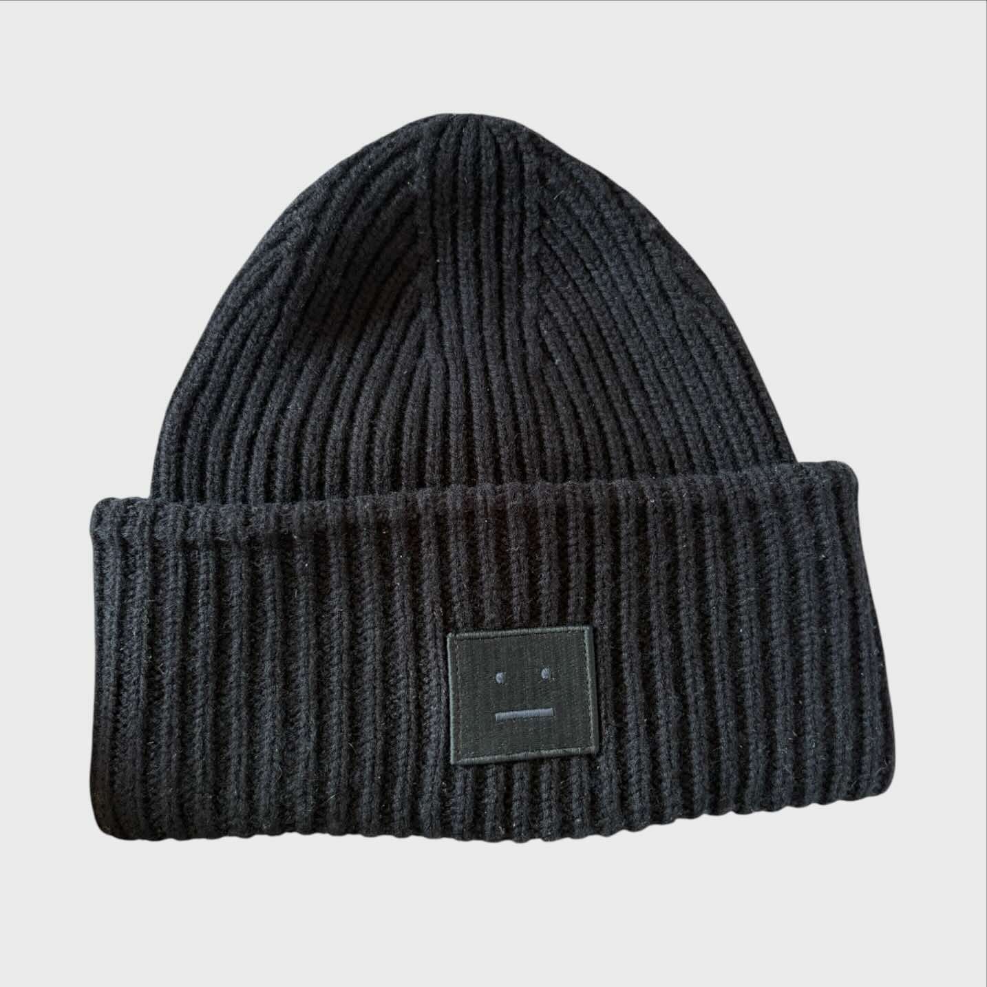 Berretto Acne Studios Panno Beanie - 100% Lana Nero