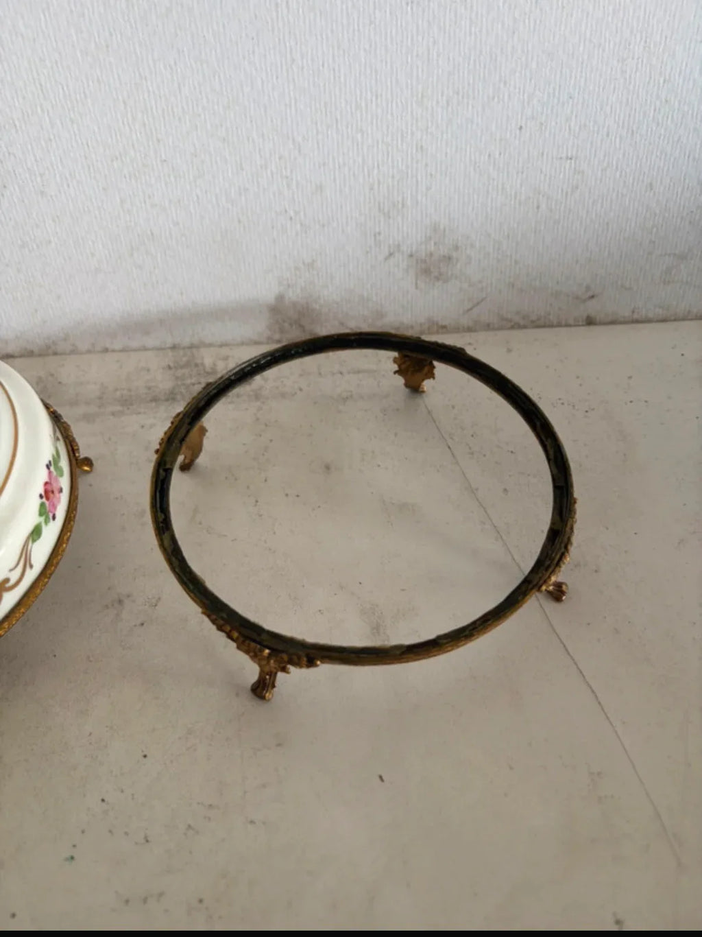 Base vaso pate de limoges