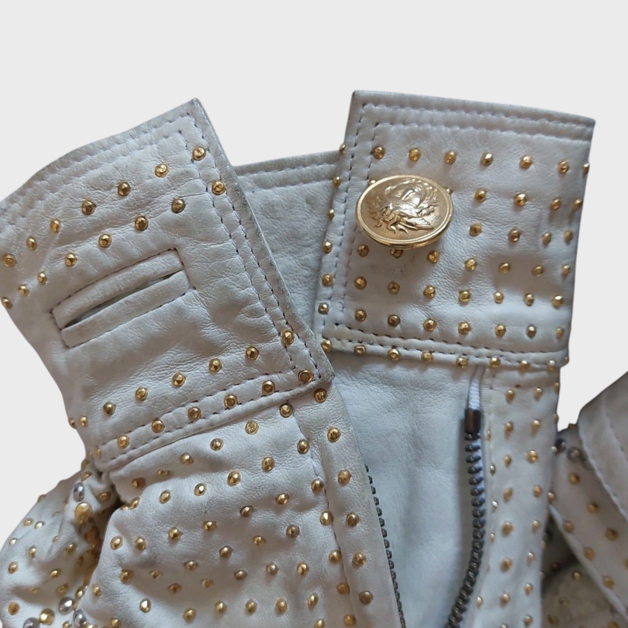 Polso Con borchie giacca vintage Versace 