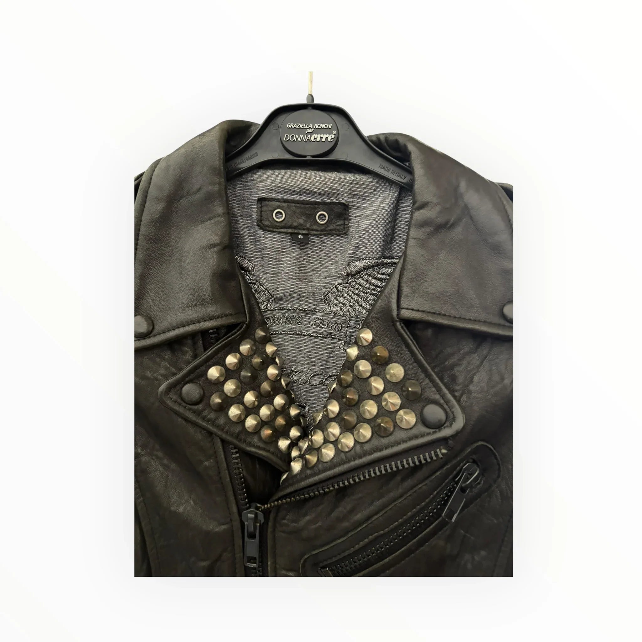 Chiodo pelle con borchie Robin’s jean