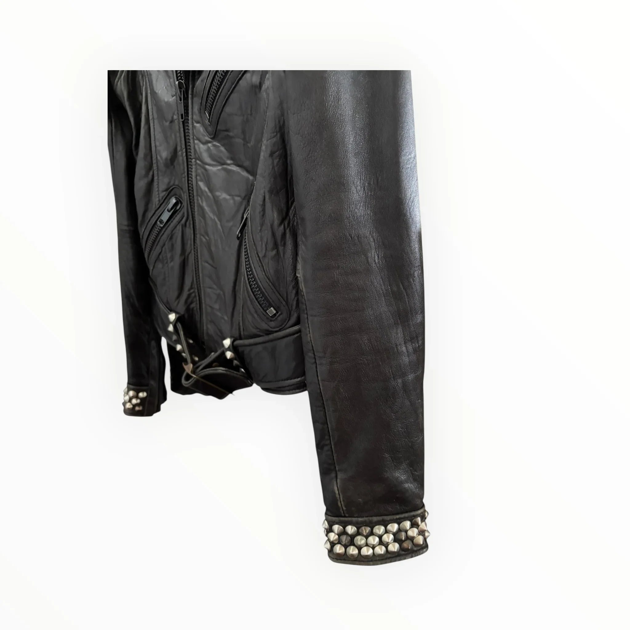 Chiodo pelle con borchie Robin’s jean