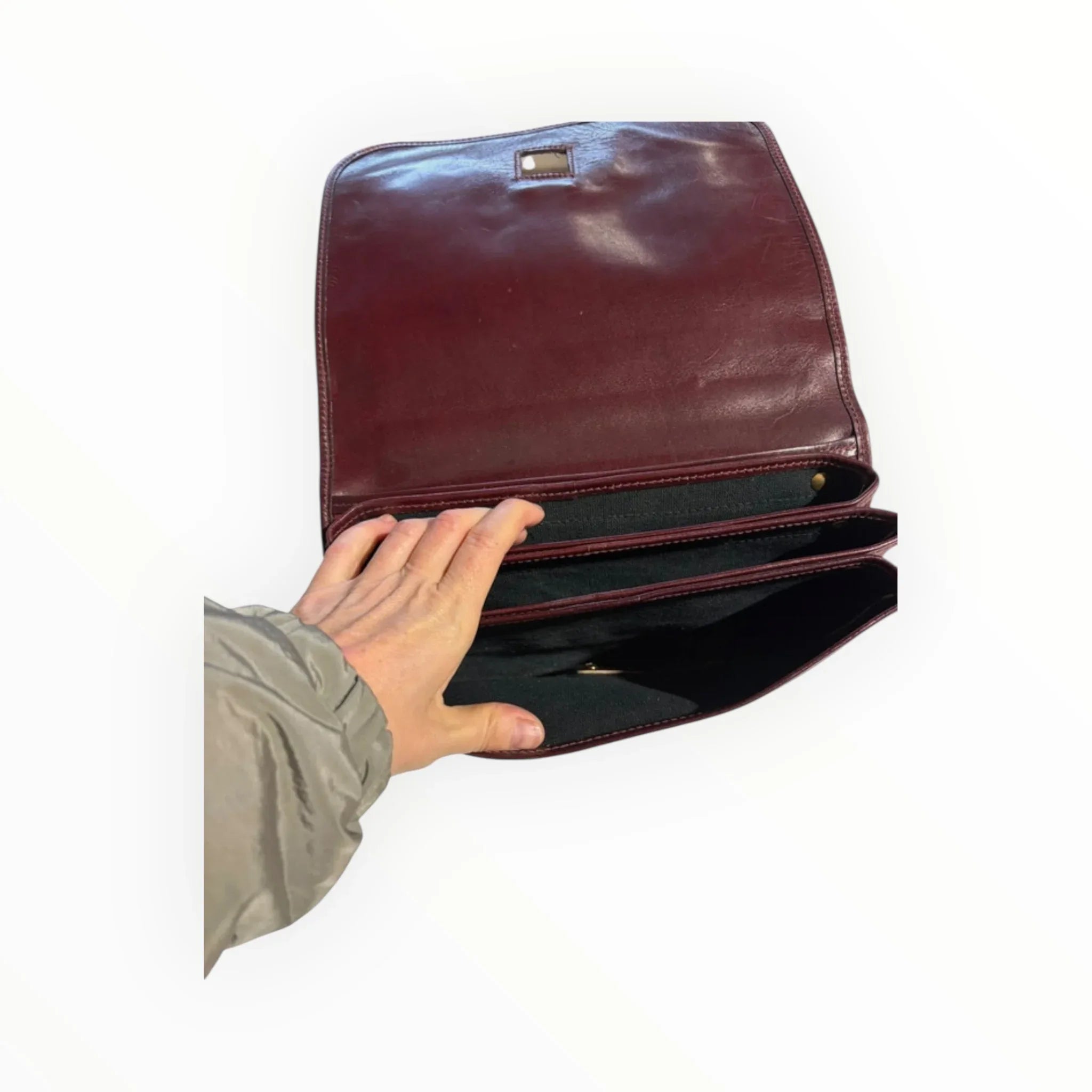 Borsa vintage Gherardini colore bordeaux