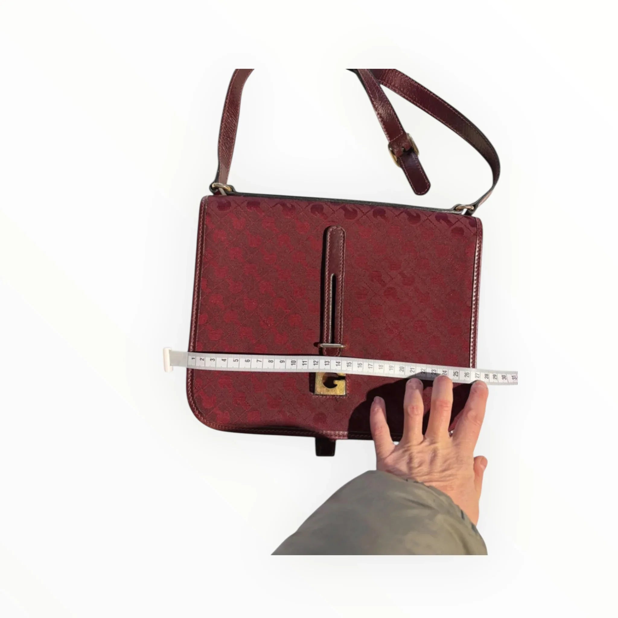 Borsa vintage Gherardini colore bordeaux