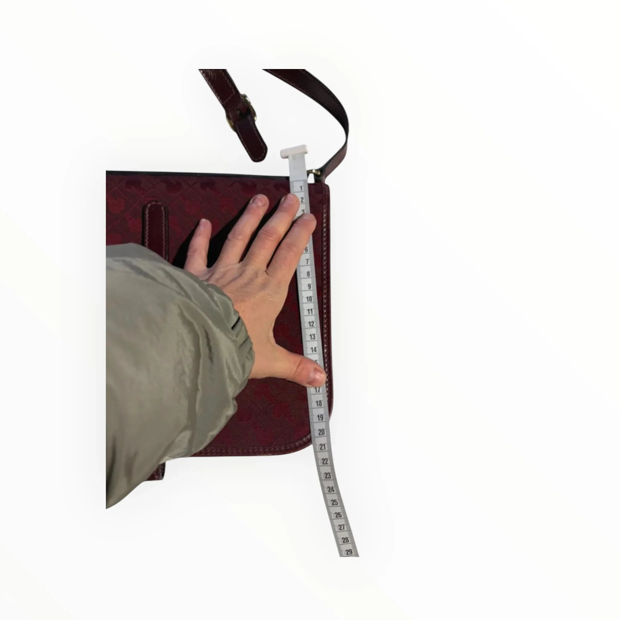 Borsa vintage Gherardini colore bordeaux