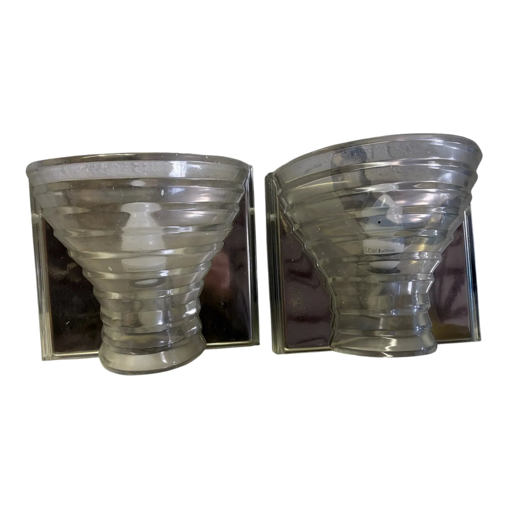 Lampade Vintage lucePlan applique in vetro e metallo 