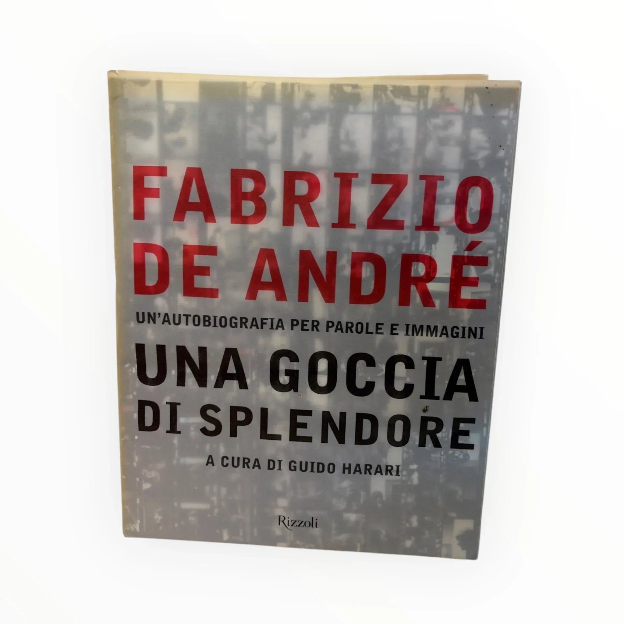 libro fabrizio de andrè una goccia di splendore