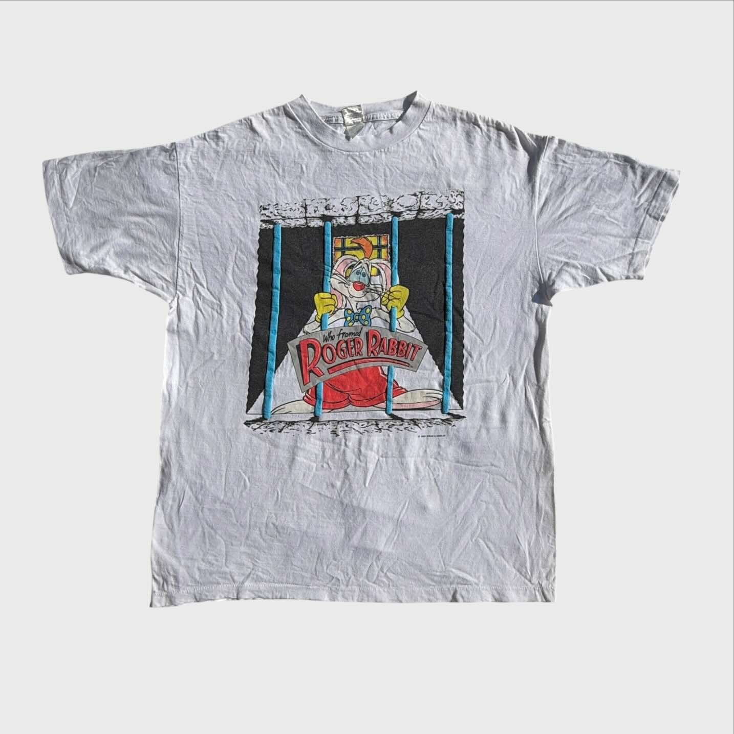Maglietta promozionale vintage del film CHI HA INCASTRATO ROGER RABBIT del 1987
