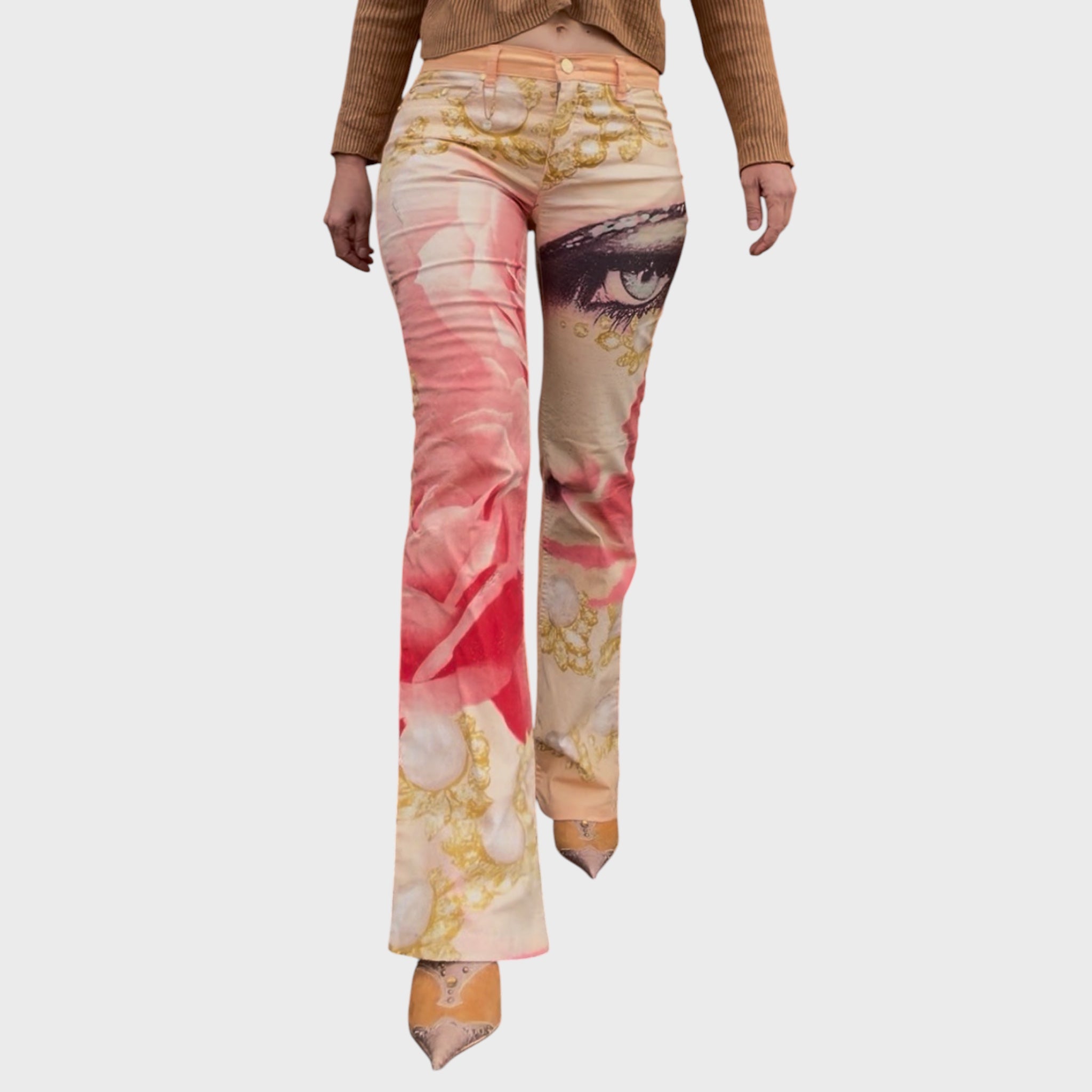 Roberto Cavalli pantaloni vintage stampati