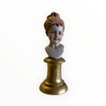 Statuina antica in ceramica di Luigi Benacchio, altezza della statuina di 10 cm.