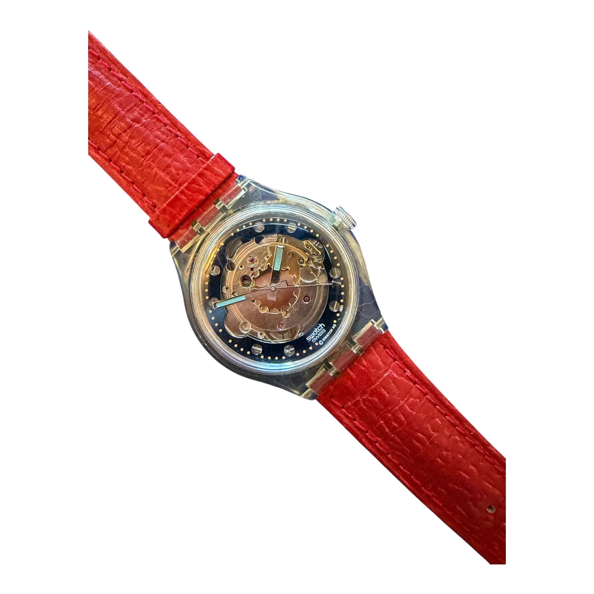 Swatch Vintage Red Ahead 