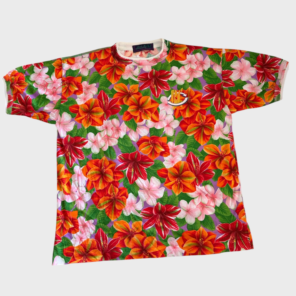 T-shirt Best Company Vintage fiorata da Uomo
