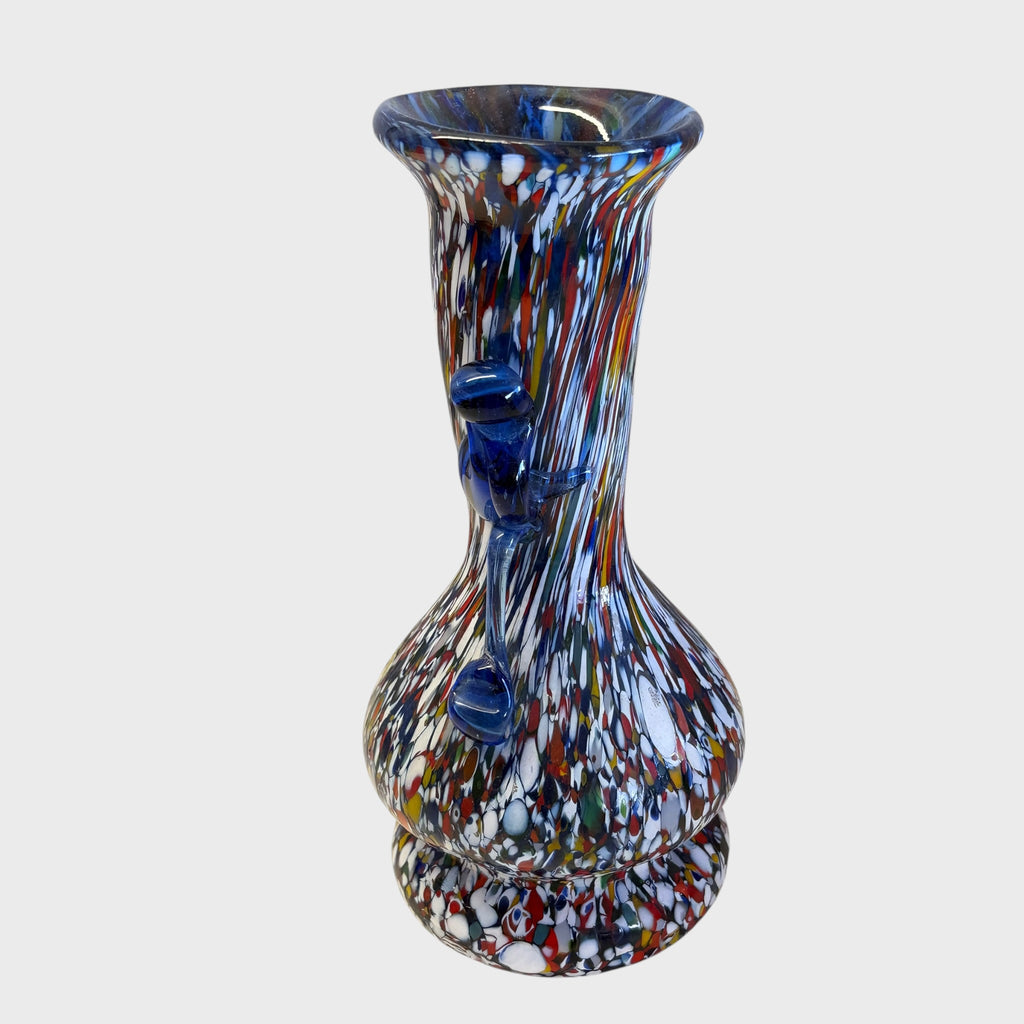 Vaso vintage Murano Fratelli Toso Multicolore con forma ad anfora 