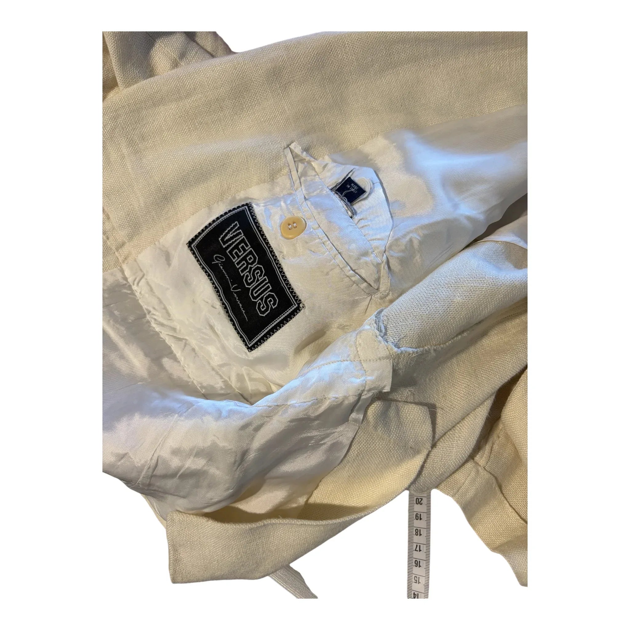 etichetta interna giacca versus