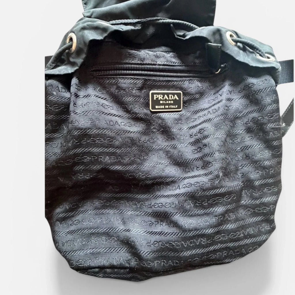 fodera interna logata zaino Prada modello vela  B5885F